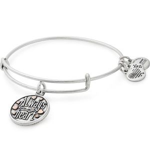 Alex & Ani Always in my Heart Charm Bangle